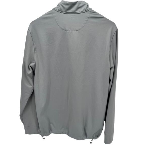Vineyard Vines 1/4 Zip Mens Small Gray Pullover Cinch Waist Golf Performance Top - Picture 4 of 7